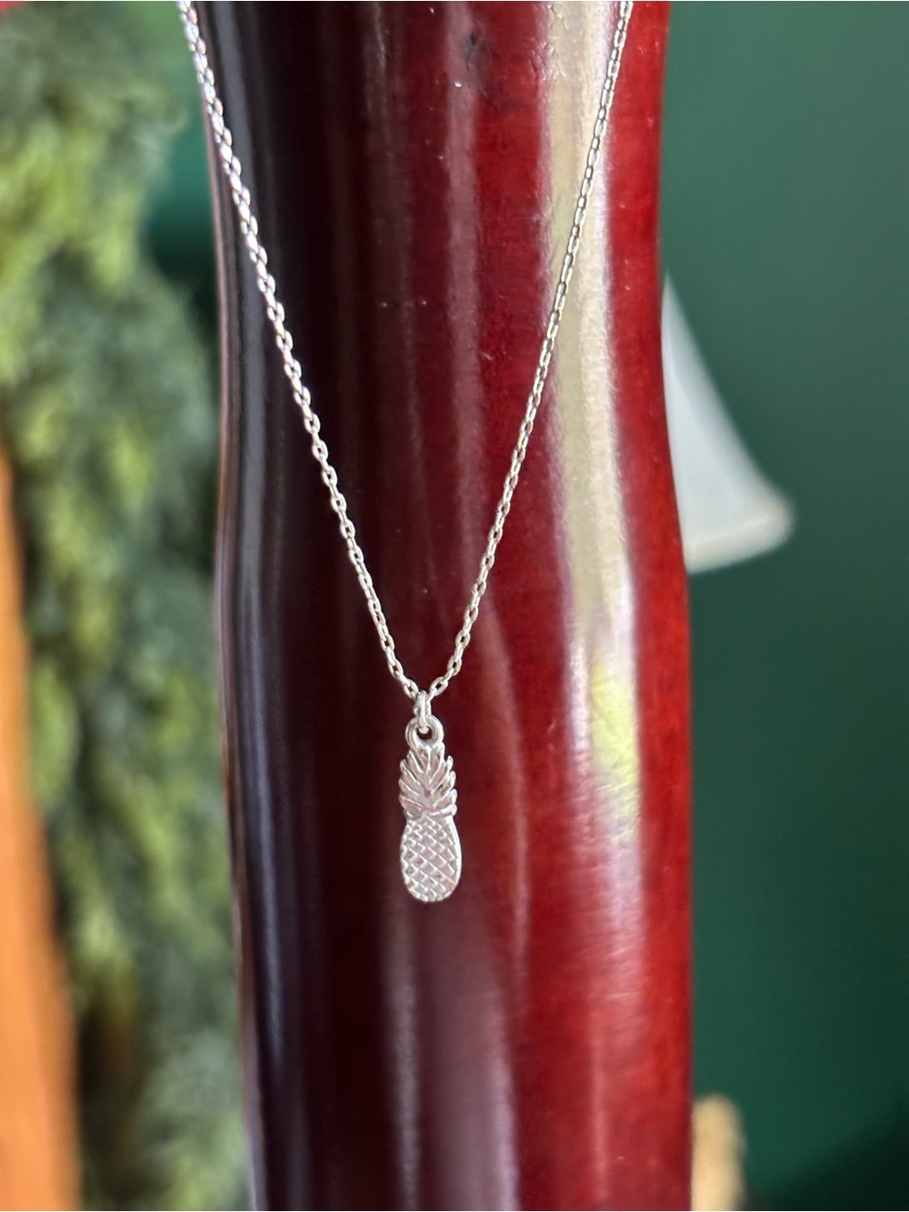 Silver Pineapple Necklace
